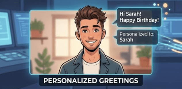 Animated AI character avatar created from a portrait or illustration